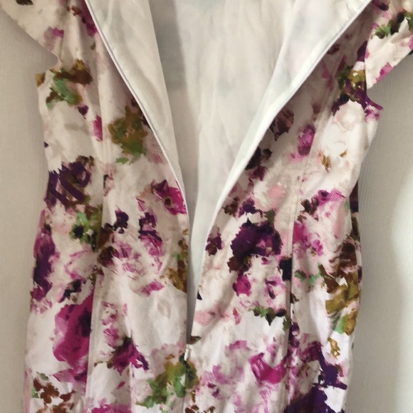 Woman’s Liz Claiborne sheath floral spring midi dress - Picture 11 of 13